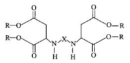 Struktur von Polyasparaginsäureesterharz