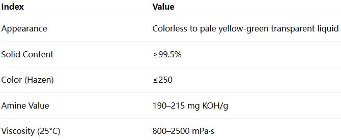 F423 — A Food-Safe Polyaspartic Resin Key Technical Data
